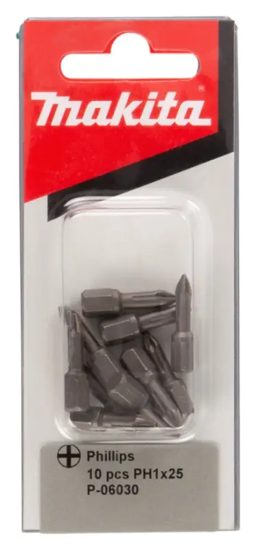 Makita Zubehör P-06030 Schraubenbit PH1x25 mm 10 Stück. Heißes Angebot