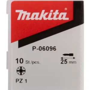 Top-Preis Makita Accessoires P-06096 Schroefbit PZ1x25 10 st.