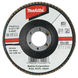 Beliebt Makita Accessori D-28307 Disco lamellare 115x22 K60