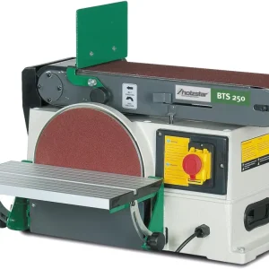 Holzstar 715904250 BTS250 Ponceuse à bande et à disque 250 mm Markenprodukt
