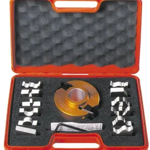 CMT 692.013.02 Profilmesserkopf ohne Stopper 100x30x40 mm ALU MEC + 13 Messer Geprüft
