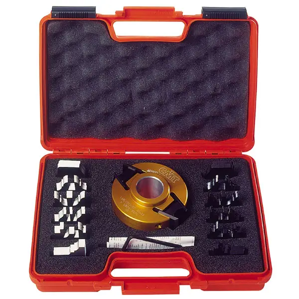 CMT 693.013.02 Profilmesserkopf mit Stopper 100x35x40 mm ALU MAN + 7 Messer Neu