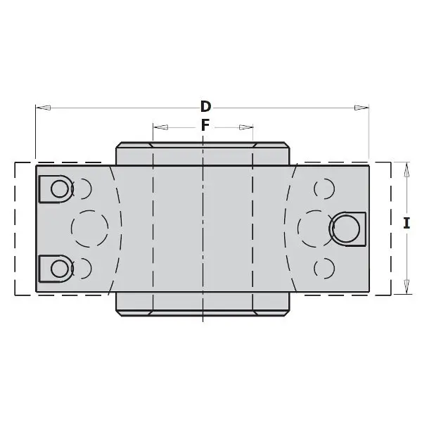 CMT 692.120.50 Profielfreeskop zonder Spaanbegrenzer 120x50x40 mm ALU MEC Neuheit