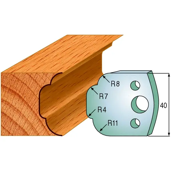 Beliebt CMT 690.023 Profilmesserpaar Höhe 40 mm Nummer 23
