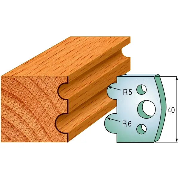 CMT 691.030 Gegenmesserpaar Höhe 40 mm Anzahl 30 Begrenztes Angebot