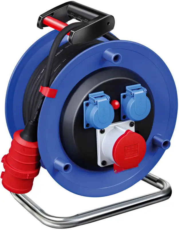 Markenprodukt Brennenstuhl 1237980 Bobine de câble Garant CEE 1 30m H07RN-F 5G2,5 IP44 16A pour chantiers de construction