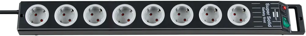 Jetzt Kaufen Brennenstuhl 1153380118 Prise d‘alimentation Super Solid State 8 voies 2.5m + Interrupteur H05VV-F 3G1.5
