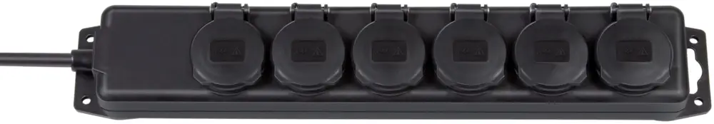 Preiswert Brennenstuhl 1159970 Presa a 6 vie 2m H07RN-F 3G1,5 IP44 nero per cantieri