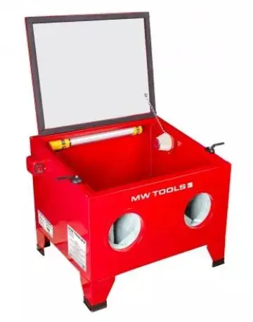 Metal Works 754751210 CAT210 Cabine de sablage 70 ltr.r. Solange Der Vorrat Reicht