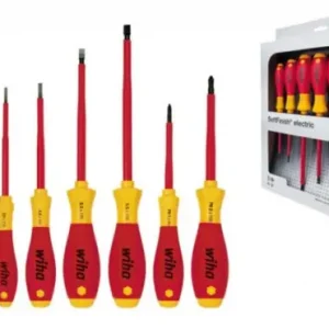 Zertifiziert Wiha 00833 320NK6 Set di cacciaviti SoftFinish 6 pezzi VDE con intaglio Philips