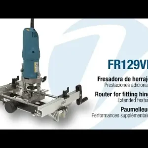 Preisreduziert Virutex 2900820 VIR-FR129VB/2 FR129VB/250 Fraiseuse pour charnières de portes