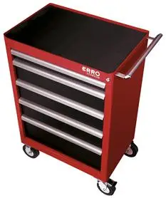 Erro 1714005 Erro "Elite" Trolley mit 5 Schubladen, kugelgelagert Aktuell
