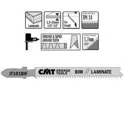 Must-Have CMT JT101BIF-5 BIM Decoupeerzaagbladen HCS T-Schacht laminaat 5 stuks