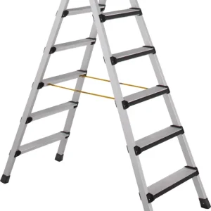 Markenprodukt ZARGES Stufen Stehleiter Comfortstep B - 2x6 Stufen