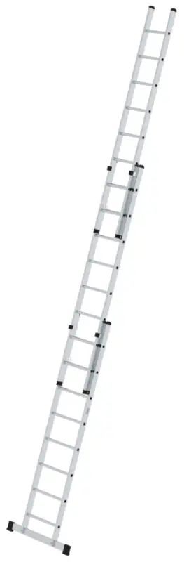 Neu Im Sortiment Günzburger Schiebeleiter Alu 3-teilig 3x8 Sprossen