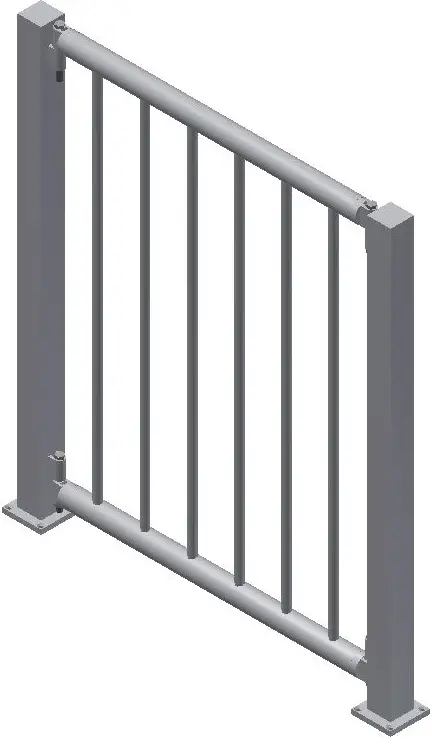 Direktkauf Bütec Tribünengeländer 110 Alu 100 cm