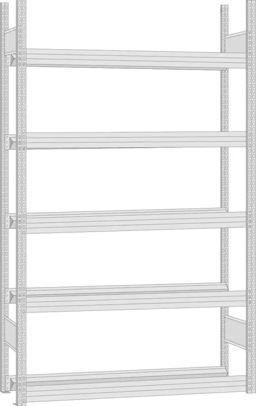 Regalwerk Felgenregal Grundfeld 2500 x 1005 x 300 mm Letzte Chance