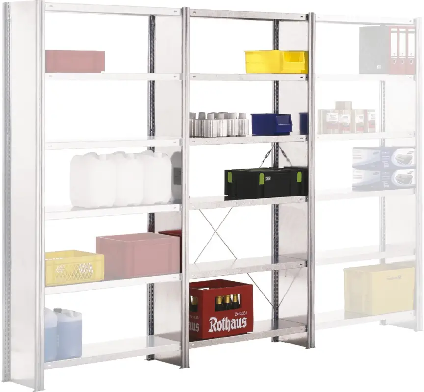Regalwerk BERT Lagerregal SW 150 5 Grundfeld 2000 x 1005 x 600 mm Meistverkauft