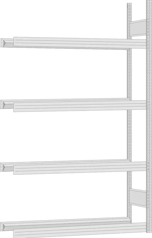 Top-Preis Regalwerk Reifenregal Anbaufeld 2500 x 1695 x 400 mm