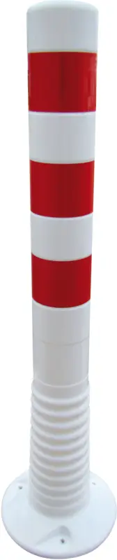 Bestpreis Schake Kunststoffpfosten weiß rot - 750 mm