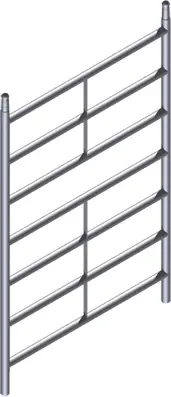 Ausverkauf ZARGES Fahrgerüst Aufsteckrahmen 2,00 x 1,35 m
