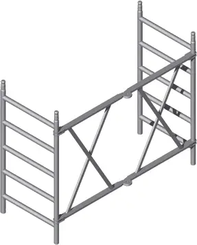 ZARGES Fahrgerüst Klapprahmen 1,50 x 1,35 m Neu