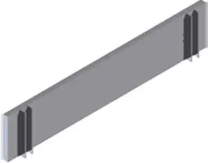 Neue Ware ZARGES Rollgerüst Querbord 0,75 m