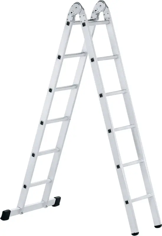 Versand Am Gleichen Tag ZARGES Mehrzweck-Klappleiter Combimaster X - 2x6 Sprossen