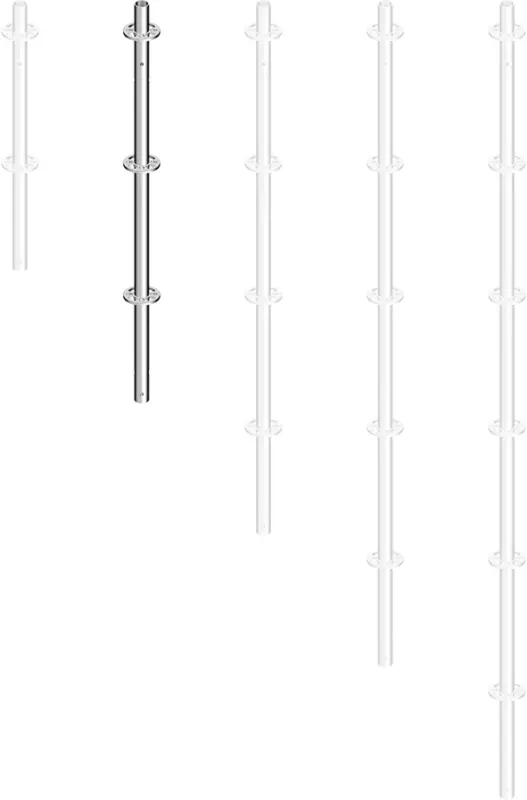 Markenprodukt Layher Allround Stiel Alu 1,50 m