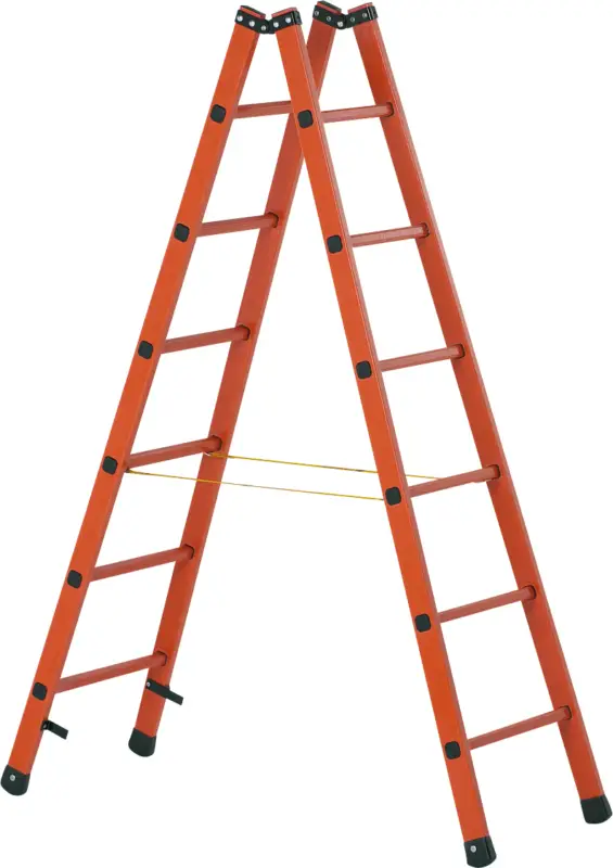 ZARGES Leiter Stehleiter EFA B - 2x14 Sprossen Geprüft