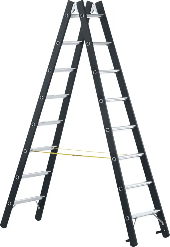 Echt ZARGES Leiter Stehleiter Megastep B - 2x8 Sprossen