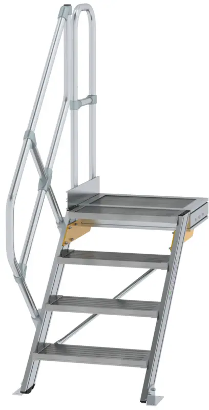 Günzburger Podesttreppe 45° 4 Stufen - 600 mm breit Neue Ware