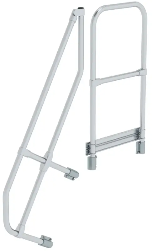 Günzburger Treppen- Podestgeländer Podesttreppe 60° 4 Stufen Abverkauf