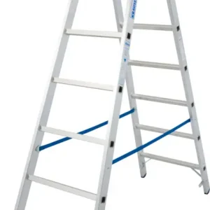 Abverkauf Krause Alu-Sprossendoppelleiter 2x7 Sprossen