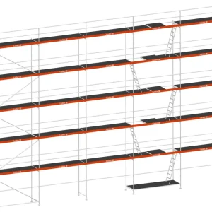 Begrenztes Angebot Layher Blitz Gerüst 70 Alu mit Robustboden 157 m²