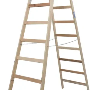 Top-Angebot Krause Holz-Sprossendoppelleiter 2x10 Sprossen