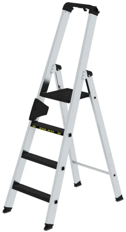 Günzburger Stehleiter 250 kg clip-step R13 Alu 4 Stufen Heißes Angebot