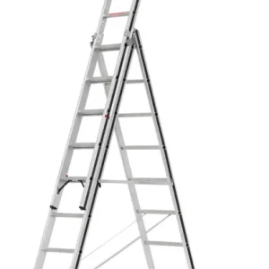 Angebot Hymer Alu-Pro Mehrzweckleiter Smart-Base 3-teilig 3x10 Sprossen