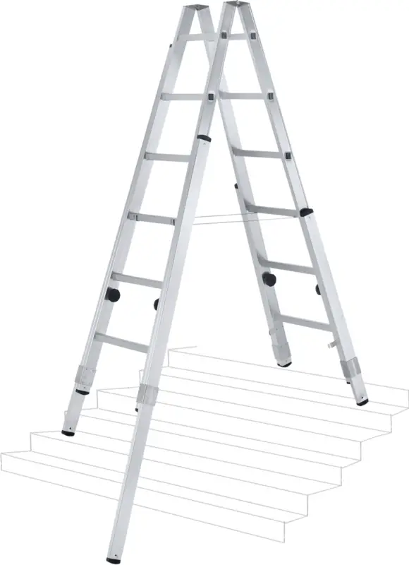 Super-Preis ZARGES Leiter Stehleiter Varioflex B - 2x8 Sprossen