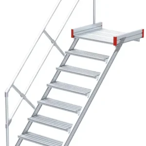 Super-Preis euroline Podesttreppe 45° 8 Stufen - 800 mm