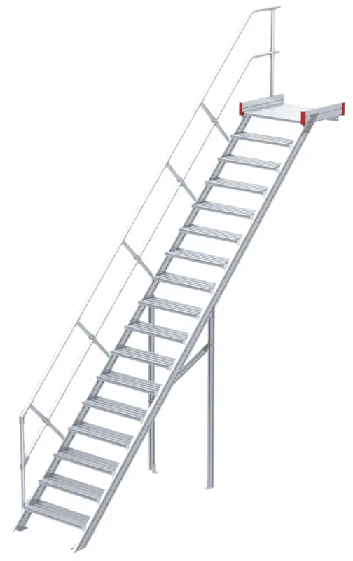 euroline Podesttreppe 45° 17 Stufen - 800 mm Letzte Chance