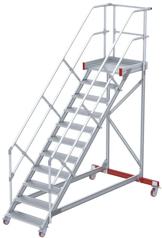 Billig euroline Wartungsbühne 45° 11 Stufen - 800 mm