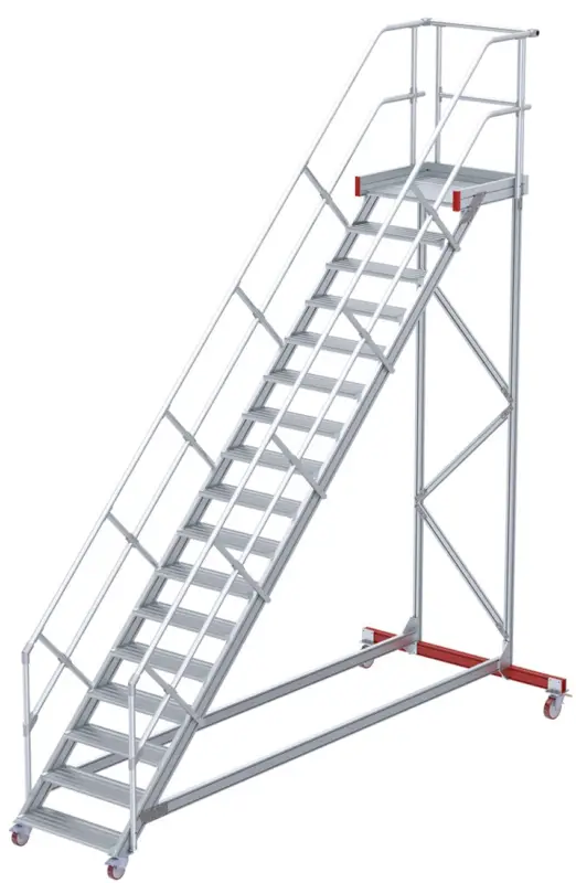 Meistverkauft euroline Wartungsbühne 45° 17 Stufen - 800 mm