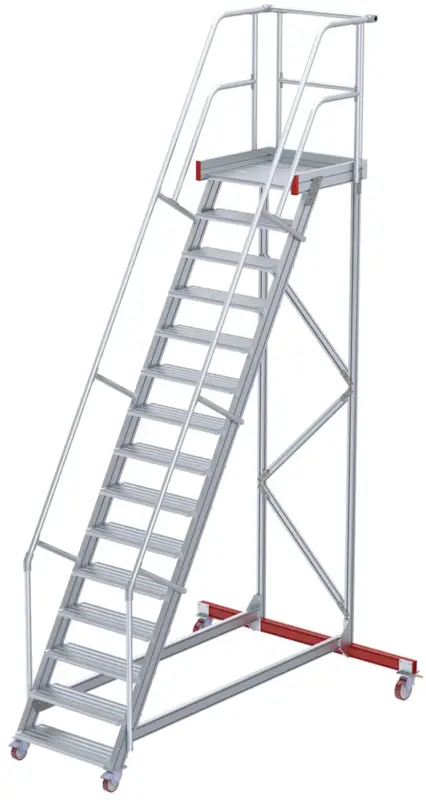 euroline Wartungsbühne 60° 15 Stufen - 800 mm Sofort Bestellen