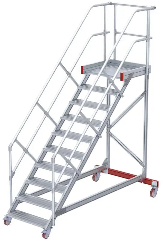 euroline Wartungsbühne 45° 10 Stufen - 600 mm Must-Have
