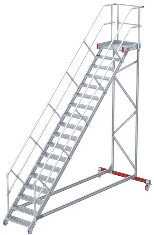 euroline Wartungsbühne 45° 18 Stufen - 600 mm Nur Heute