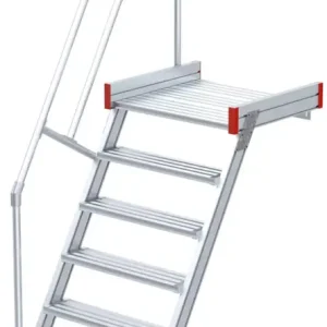 Billig euroline Podesttreppe 60° 6 Stufen - 1000 mm