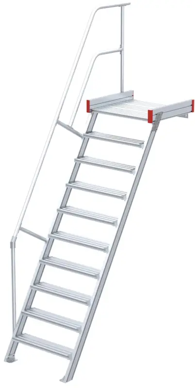 euroline Podesttreppe 60° 10 Stufen - 1000 mm Geprüft