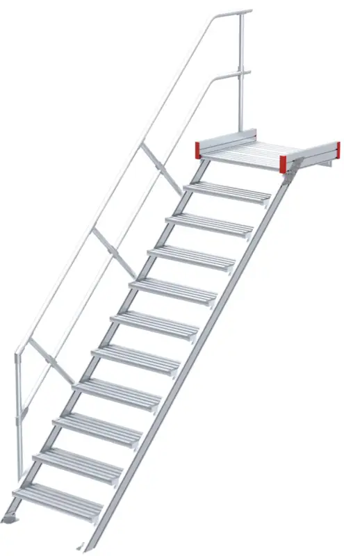 euroline Podesttreppe 45° 11 Stufen - 1000 mm Versand Am Gleichen Tag