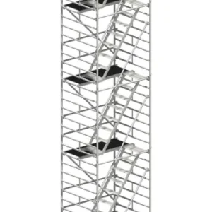 Treppengerüst Layher Uni Komfort P2 4205 - Arbeitshöhe 12,20 m Jetzt Kaufen